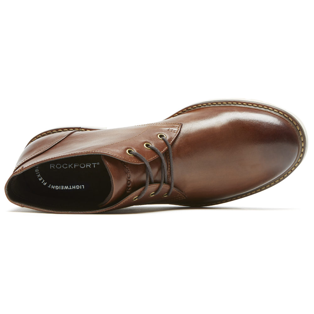 Rockport Støvler Herre Brune - Sharp & Ready Chukka - UPJC80165